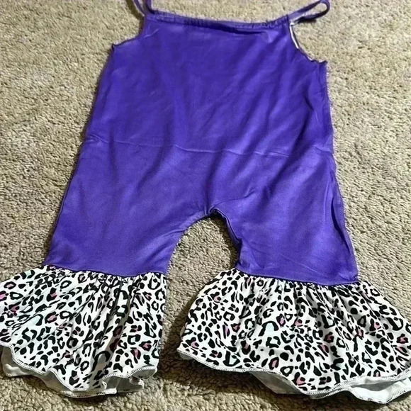 Golden baby/toddler girls romper - Picture 4 of 4